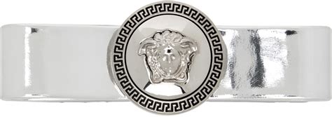 versace solid authentic medusa head tie clip|Versace: Silver Medusa Biggie Hair Clip .